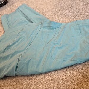 Alfred Dunner Bluish Green Casual Pants